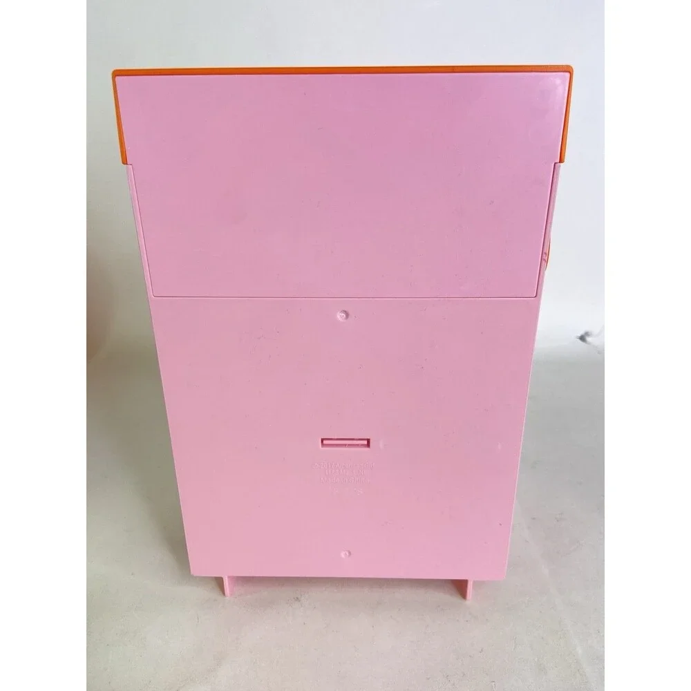 American Girl Julie's Groovy Bathroom Pink Doll Vanity with Sink and 2 Drawers